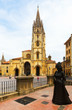 Cathedral of San Salvador and Statue of La Regenta