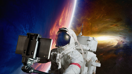 Wall Mural - Space selfie