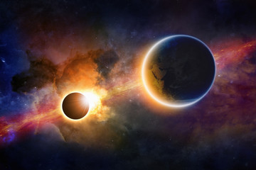 Wall Mural - space background