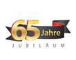 65  jahre jubiläum schwarz logo