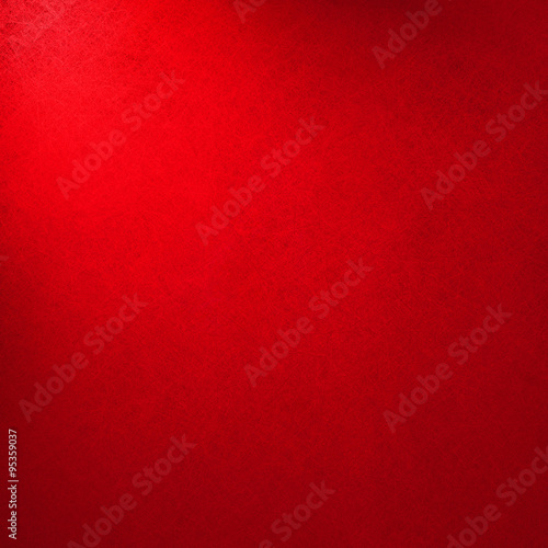 Fotografie, Obraz abstract red background in Christmas color, light corner spotlight with shadow b