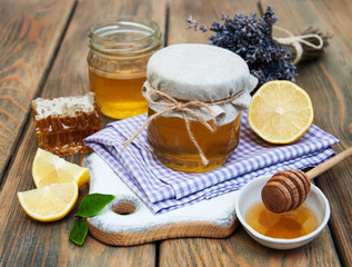 Poster - honey, lavender  and lemon