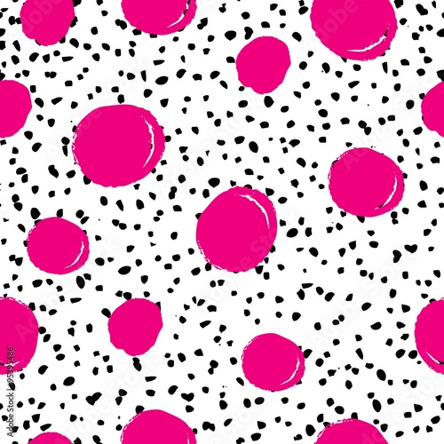 wektor-bez-szwu-nowoczesny-wzor-niechlujny-polka-dot-smocze-owoce