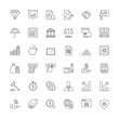 © spiral media - Line icons. Finances
