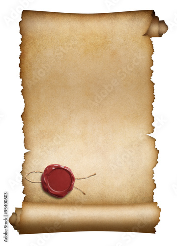 Old parchment or manuscript...
