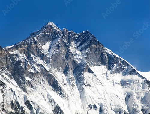 Fotoboard na płycie Widok z góry lhotse, twarz południowej skale