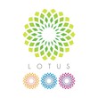 Lotus Flower Abstract Logo Design