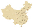 Administrative divisions of China map