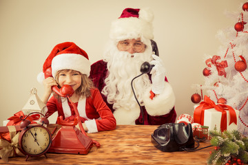 Poster - Santa Claus and child