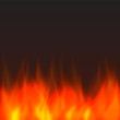 © green_flame - abstract vector fire background