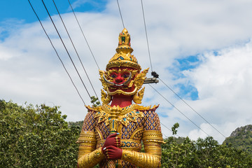 Wall Mural - giant statue in thailand