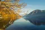 Fototapeta Morze - Idro lake in autumn, Brescia, Italy