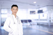 © PeterO - Asian young doctor in a hospital.