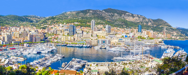 Wall Mural - Panoramic view of Monaco