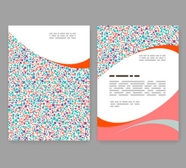 Wall Mural - flyer, leaflet, booklet layout. editable design template a4