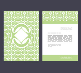 Wall Mural - flyer, leaflet, booklet layout. editable design template a4