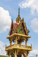 Wall Mural - Pattern the Church on the blue sky at Thailand 