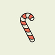 © freebird - Christmas candy cane icon