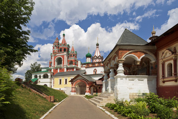 Wall Mural - Medieval Savva Storozhevsky monastery in Zvenigorod, Moscow Region, Russia