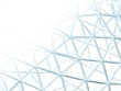 © frenta - Abstract white background with 3d lattice