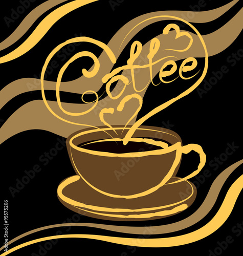 Fototapeta do kuchni Vector Coffee Cup