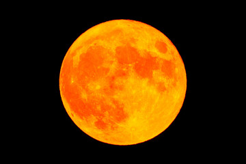 Red blood moon Full moon