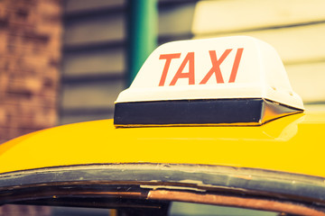 Taxi sign