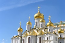 Dome Of The Annunciation Cathedral Of The Moscow Kremlin