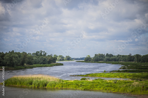 odra zielona góra lubuskie rzeka roślinność