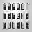 © bagotaj - Black and White Battery Icon Set Designs
