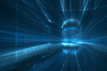 Blue abstract background