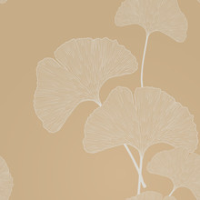 Ginko Leaves Floral Imprint Ornament