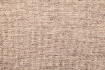 Wall Mural - Brown knitted melange textile pattern