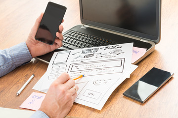designer at work