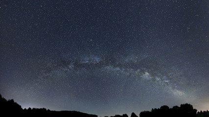 Wall Mural - milky way galaxy night sky, starry night