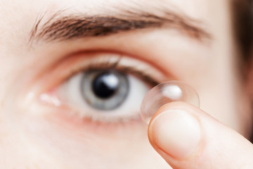 Contact lenses - a convenient way for solving problems with visi