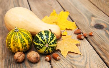 Wall Mural - autumn pumpkins