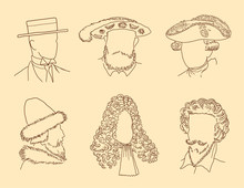 Men's Hats Of Different Times
