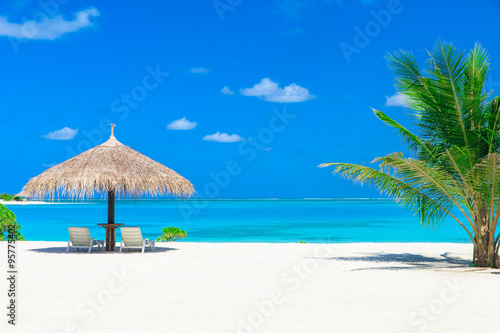 sea in Maldives Wallpaper Mural