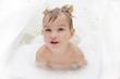 © ulza - the child bathes in a bathroom