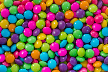 Colorful chocolate candy  for backgrounds