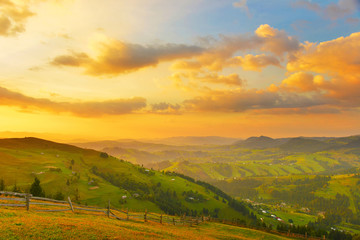 Wall Mural - Morning countryside