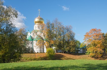 Wall Mural - The Cathedral Of Our Lady Feodorovskaya,1914 in Tsarskoye Selo, Saint-Petersburg, Russia. 