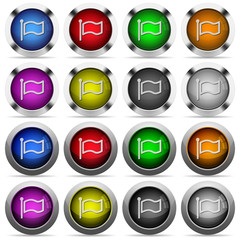 Sticker - Flag button set