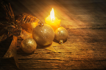 Wall Mural - abstract chrismas gold background