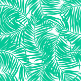 Fototapeta Sypialnia - Tropical lush palms seamless pattern