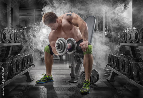 Naklejka na szybę In the gym