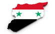 Syria Flag Map