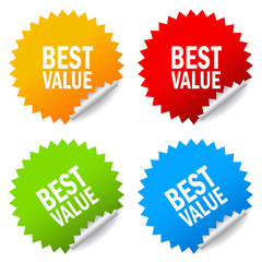 Poster - Best value label