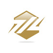 Logo design finance company Name vector
